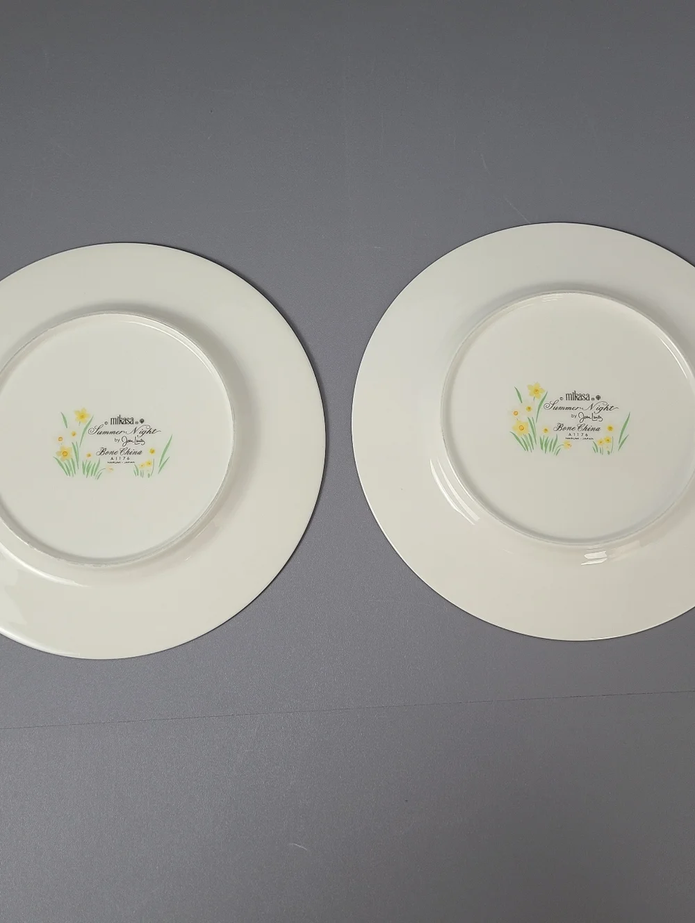 Mikasa Summer Night Joan Luntz Japan Bone China Vintage Plates- Set of Two